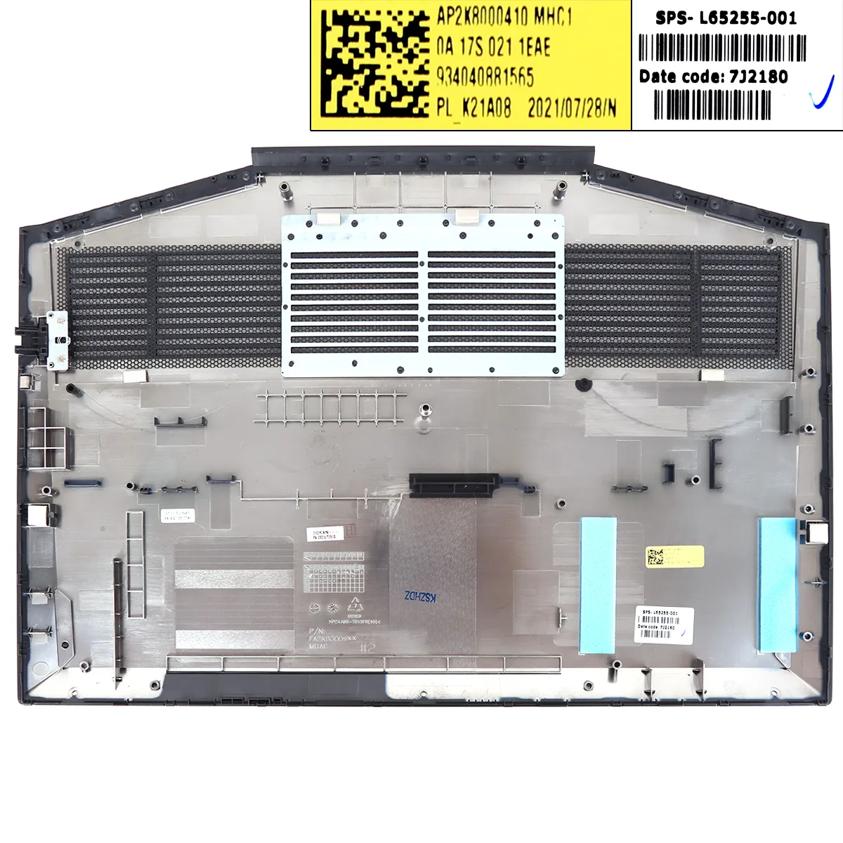 Picture of HP Pavilion 15-DK 15T-DK TPN-C141 Bottom Base Case black